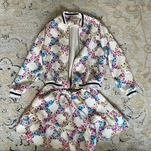 Jacket and skirt set